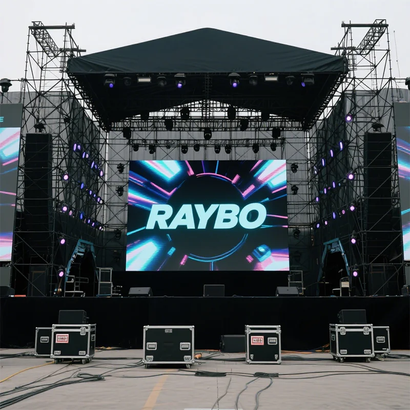 Easy to Install High Definition Video Wall P2.6mm P2.9mm P3.9mm 500x500mm Stage Backdrop Led Display Screen for Church Events