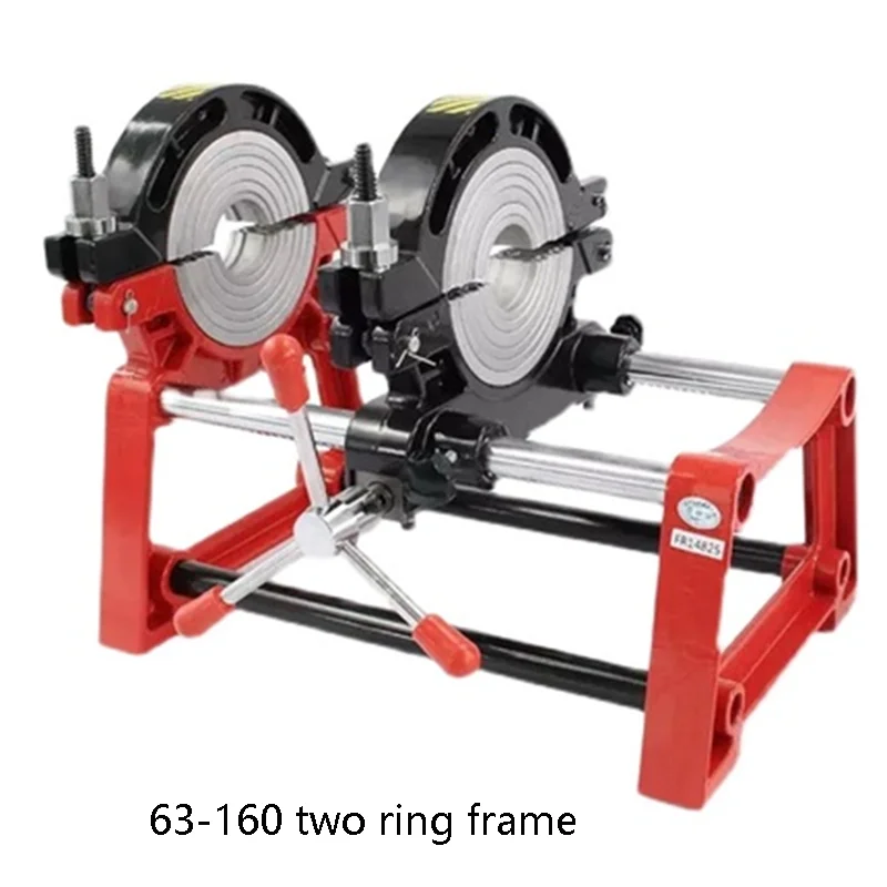New four ring manual butt welding machine support two ring frame PE pipe welding machine butt welding machine PE docking