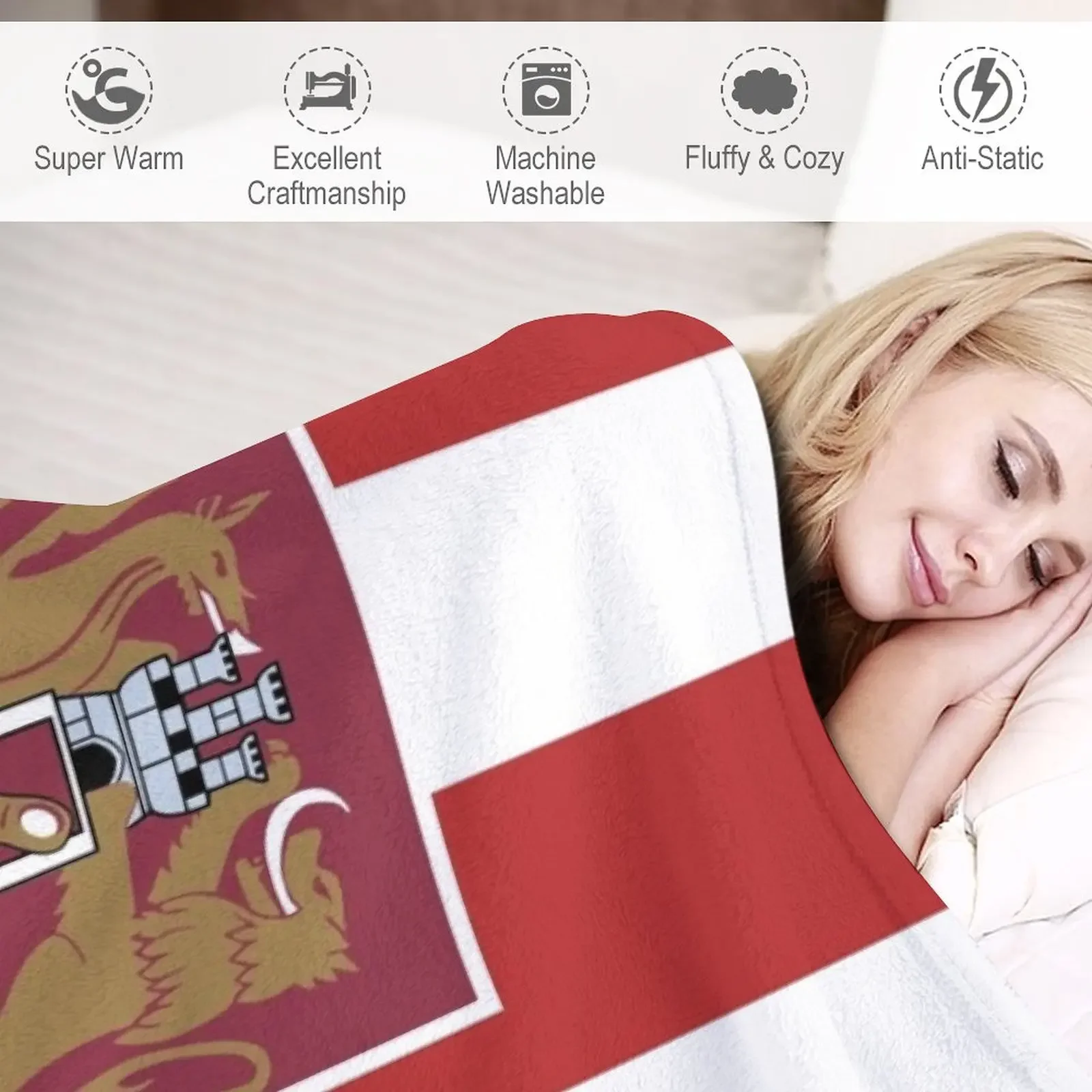 بطانية رمي لأساسيات الغرفة ، بطانية لطيفة ، حافظات FC و iPhone ، مدينة نورثامبتونية ، علامة تجارية لطيفة وفاخرة #4