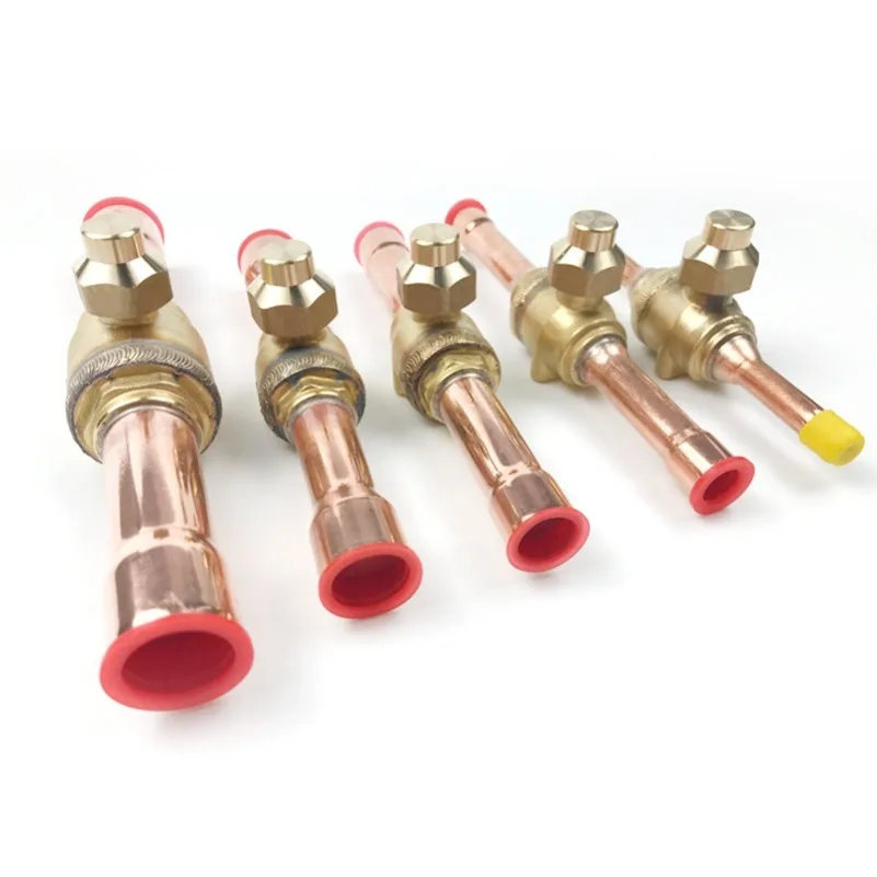 6-22mm Solder Ball Valve, Refrigeration Unit Service Valve Accessories for Cold Storage Central Air Conditioning