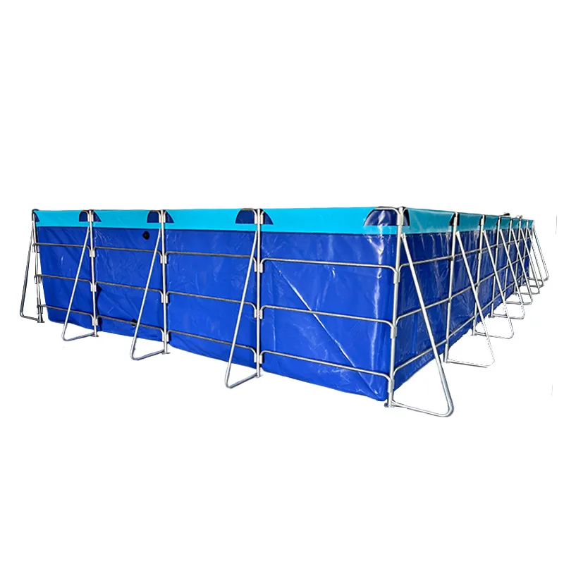 

Aluminum Frame PVC Pool, Commercial Anti-Slip Public Park Kids Recreation Pool 3*2m