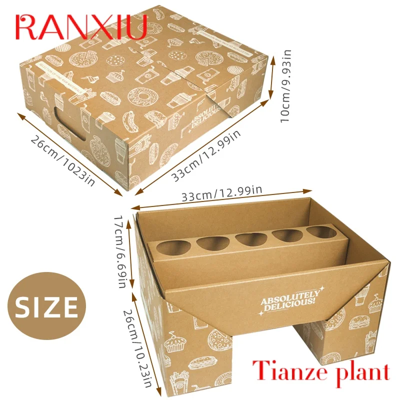 Holiday pac Großhandel Papier Farbe Flip Box Party Schokolade Lieblings Weide Box Catering Verpackung Platte Box mit Partiti