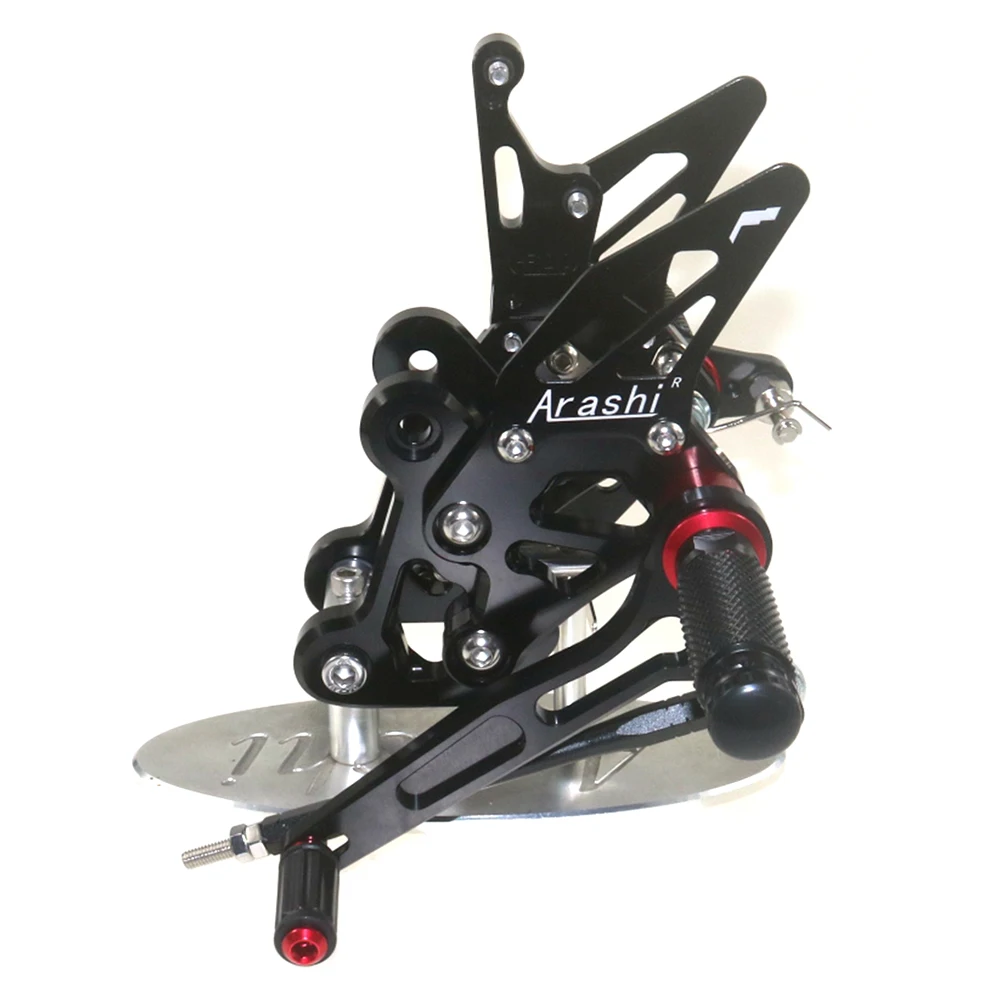 Motorcycle Aluminum Adjustable Rearset Foot Pegs For SUZUKI GSX-R 1300 2011 2012 2013 2014 2015 2016 2017 Accessories