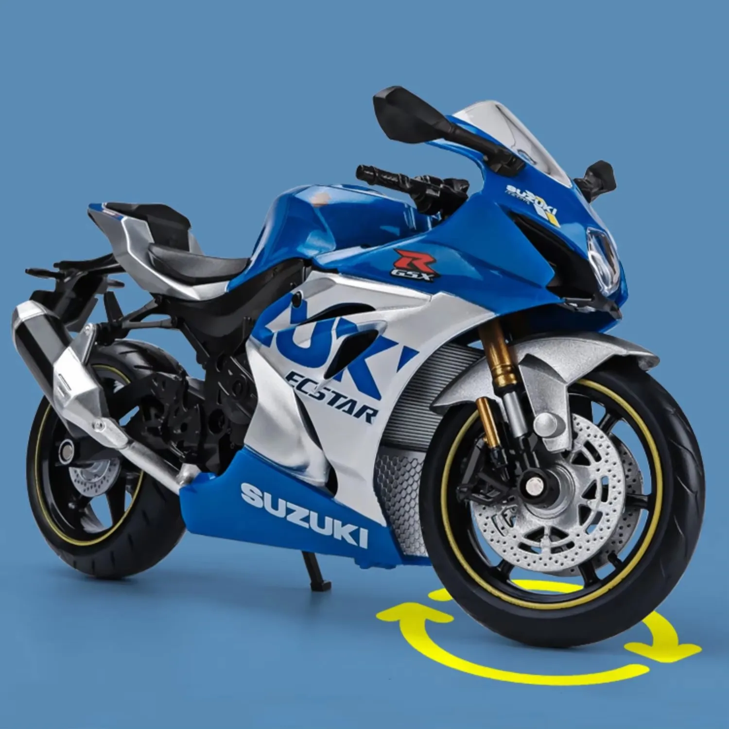 High Simulation 1:12 Suzuki GSX-R1000R Alloy Racing Motorcycle Model Diecast Street Cross-Country Motorcycle Model Boys Toy Gift