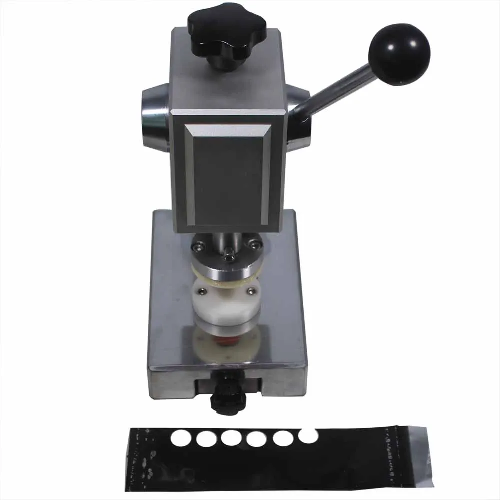 Dia. 14mm 15mm 18mm Small Manual Li Battery Electrode Coin Cell Punching Cutting Machine