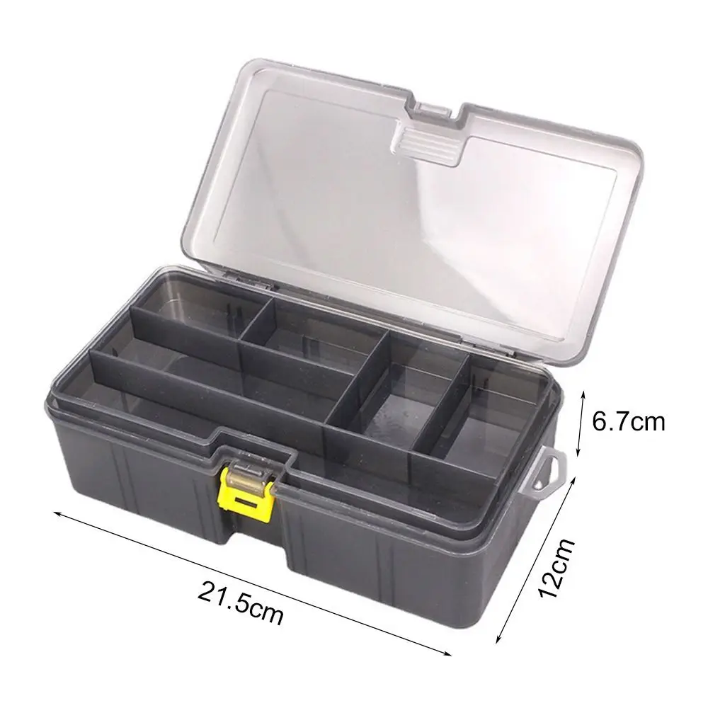 Fishing Tools Hook Bait Storage Box Container Waterproof Fishing Tackle Boxes Organizer Double Layer Fishing Lure Tackle Fishing