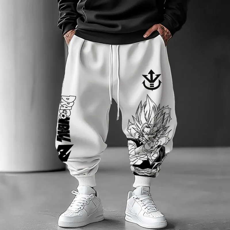 Dragon Ball 2025 Anime Trend Explosion Fashion Peripheral Pure Cotton Loose Sports Trousers Men's and Women's Hip Hop Leggings