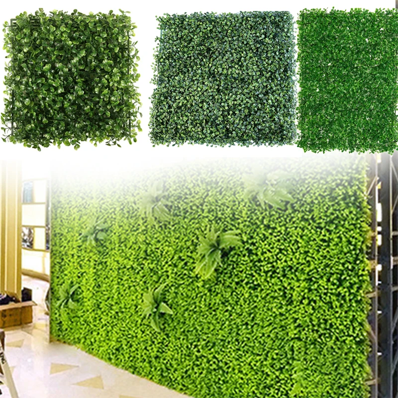 2pcs Artificial Plant Fake Turf Grass Carpet Garden  Fake Grass Placemat Patches Decorative Grass Mat Artificial Simulation Turf