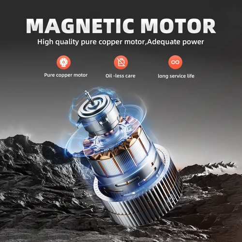 Imagen 2 del producto Compresor de asiento de aire 12V/24V Compatible con Grammer Maximo,Primo,Chicago Actimo,Compacto, Asientos de tractor Suspensión neumática de motocicleta