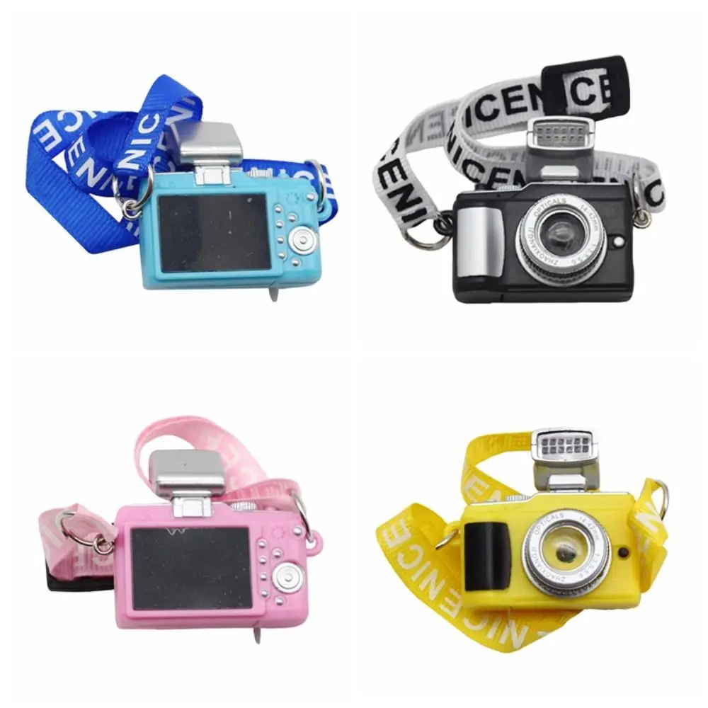 Funny for 1/3 1/4 1/6 BJD Doll Mini Camera Miniature Labubu Mini Digital SLR Camera Digital Doll House DIY Kids