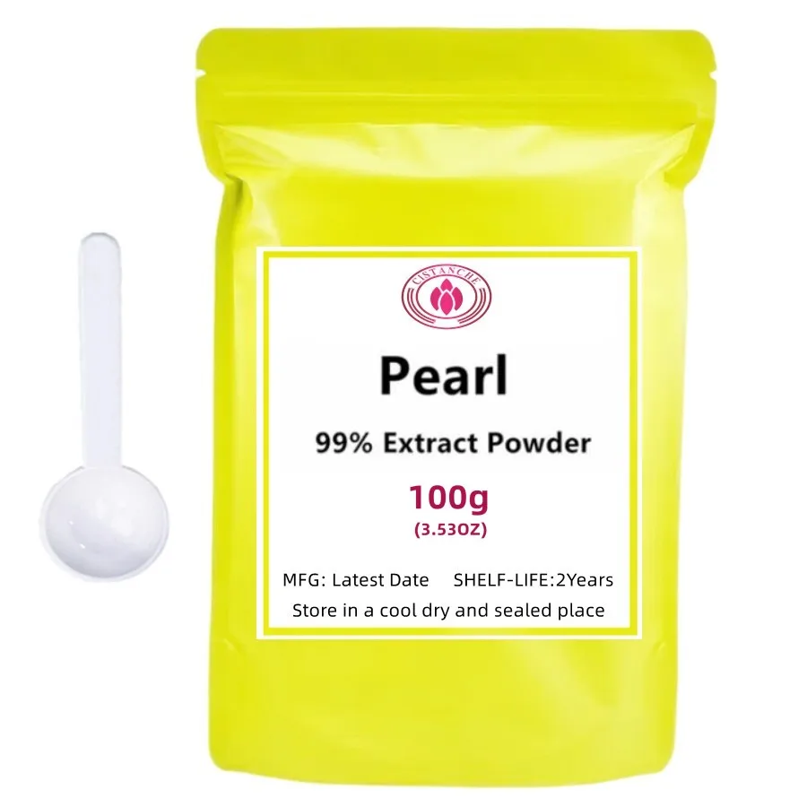 100% Natural Pearl Powder Freshly Ground Ultrafine Nanoscale Acne Whitening Mask Powder Blackheads Fade Spot Face Cream Repair