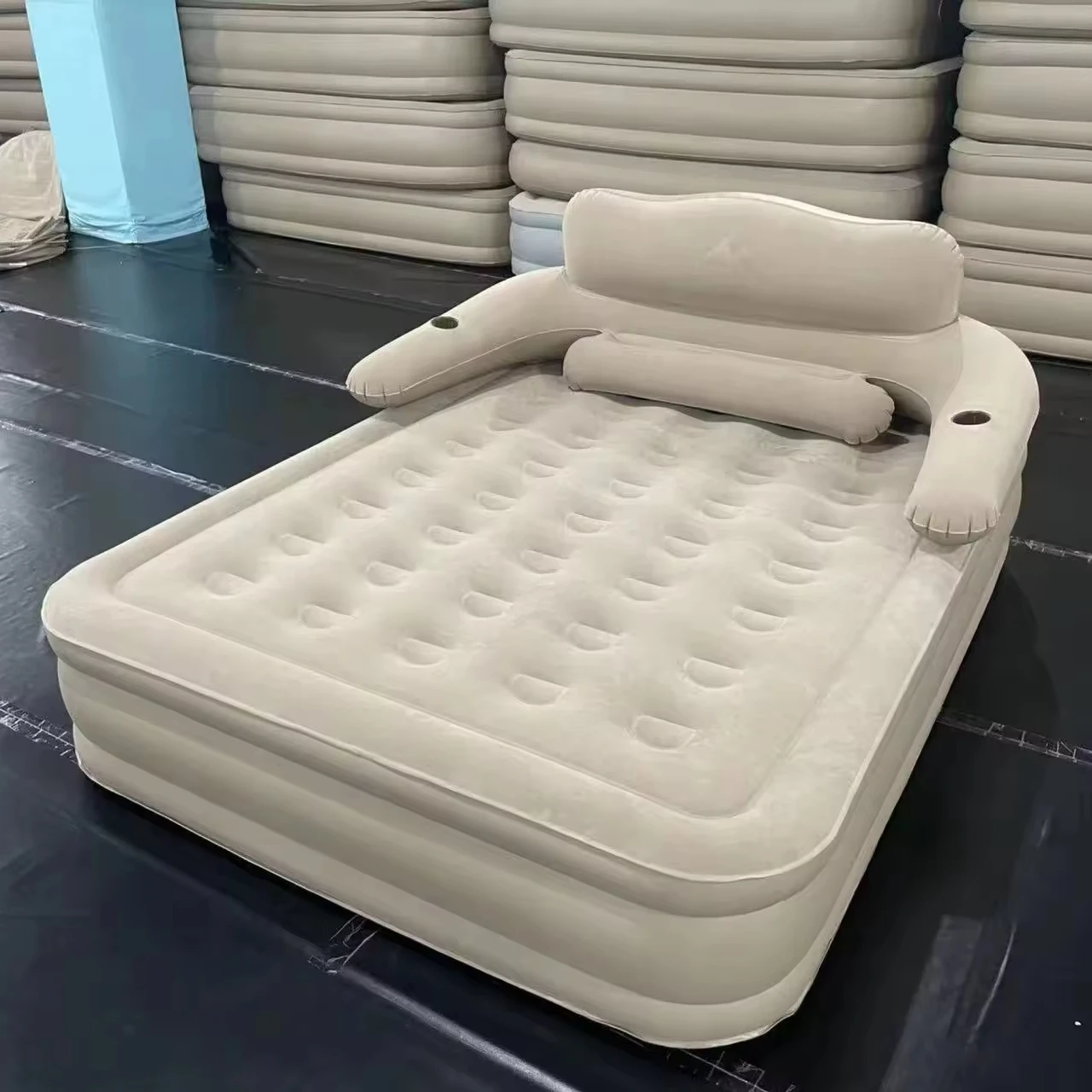 

Air Bed King Size Folding Air Bed With Built In Pump Air Mattress Inflatable Mattress