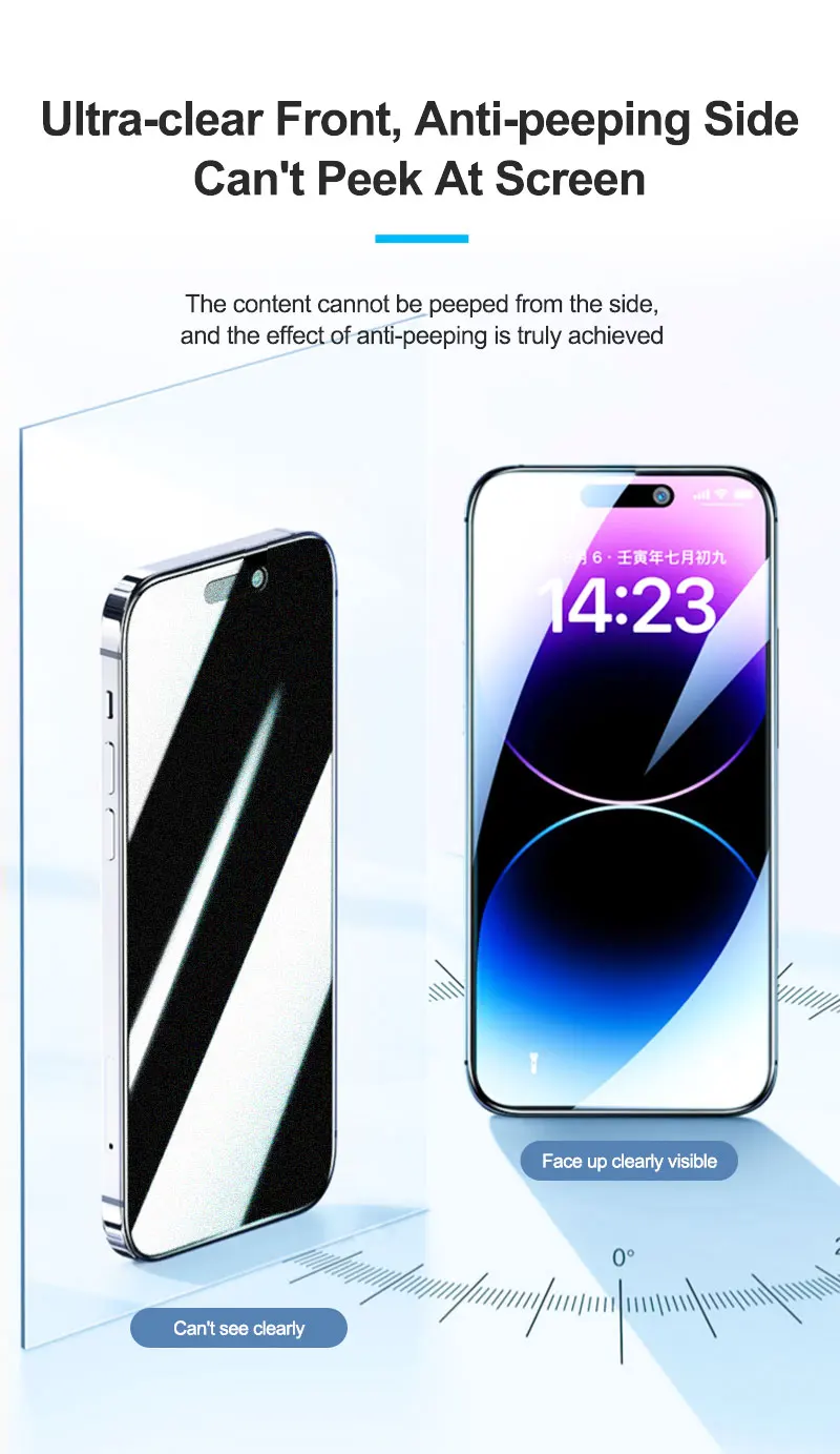 SS-075S 075hs 075fs 075uhs 075ues 057s anti-peep privacy tpu flexible hydro gel film telefon bildschirm für sonnenschein SS-890C y22