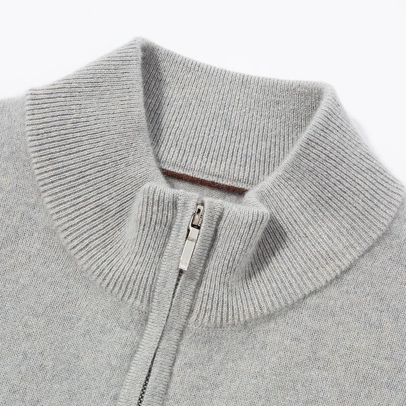 High Quality Cashmere Sweater Men Autumn Winter Warm Sweater Fashion Men's Clothing