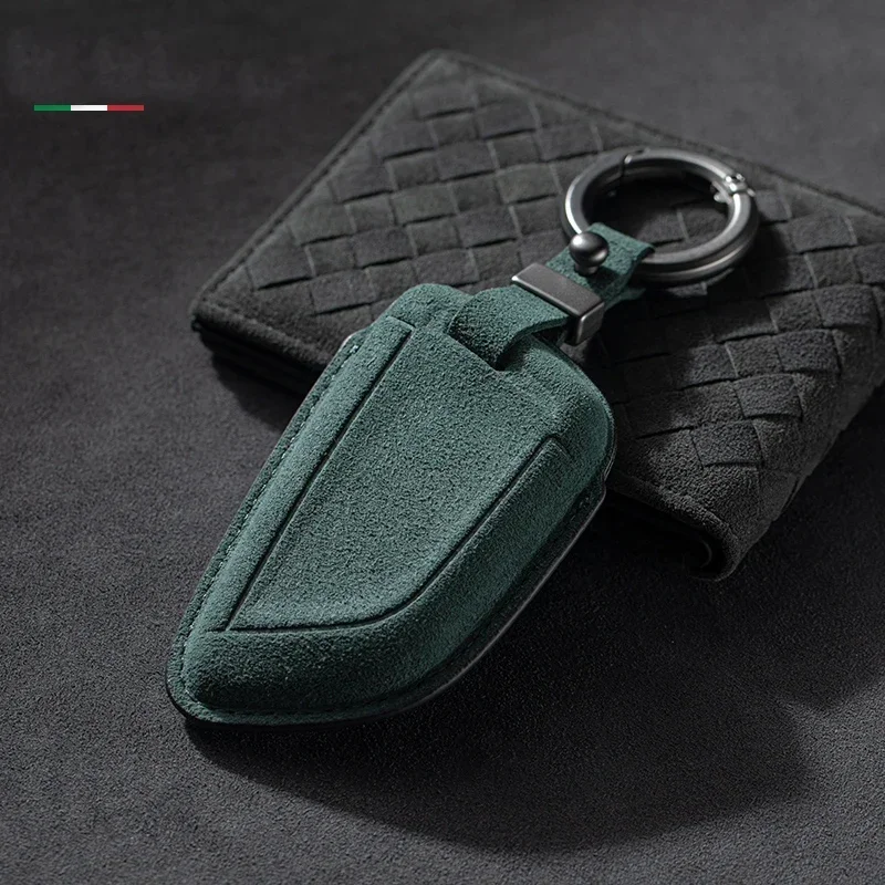 Afbeelding 7: Voor BMW 1 2 4 5 7 6 Serie F30 M2 M6 M3 M4 M5 M8 X3M X5M X1 X4 X5 X6 IX3 Z4 I4 GT F10 F11 F15 Suede Autosleutel Case Cover Shell