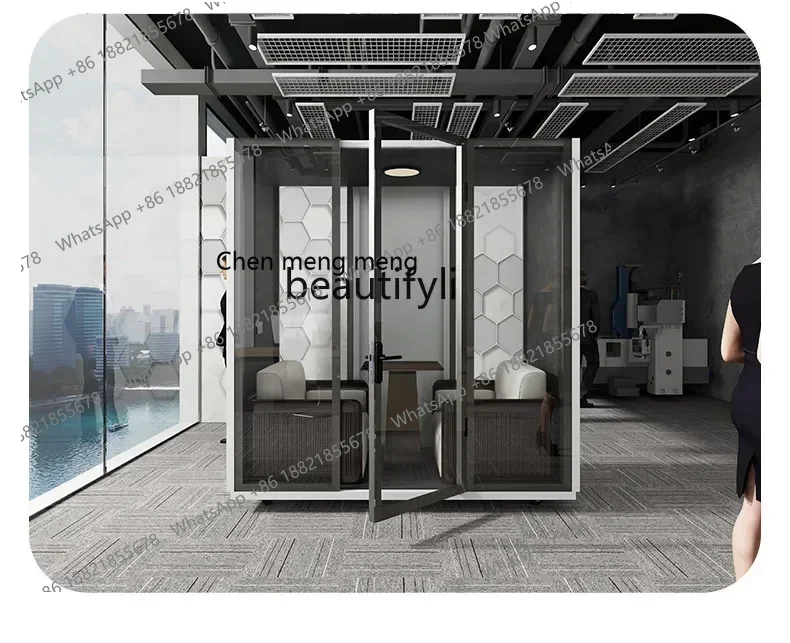 Z189 Indoor soundproof compartment Comfortable household sleeping cabin Mobile piano room Soundproof room YA