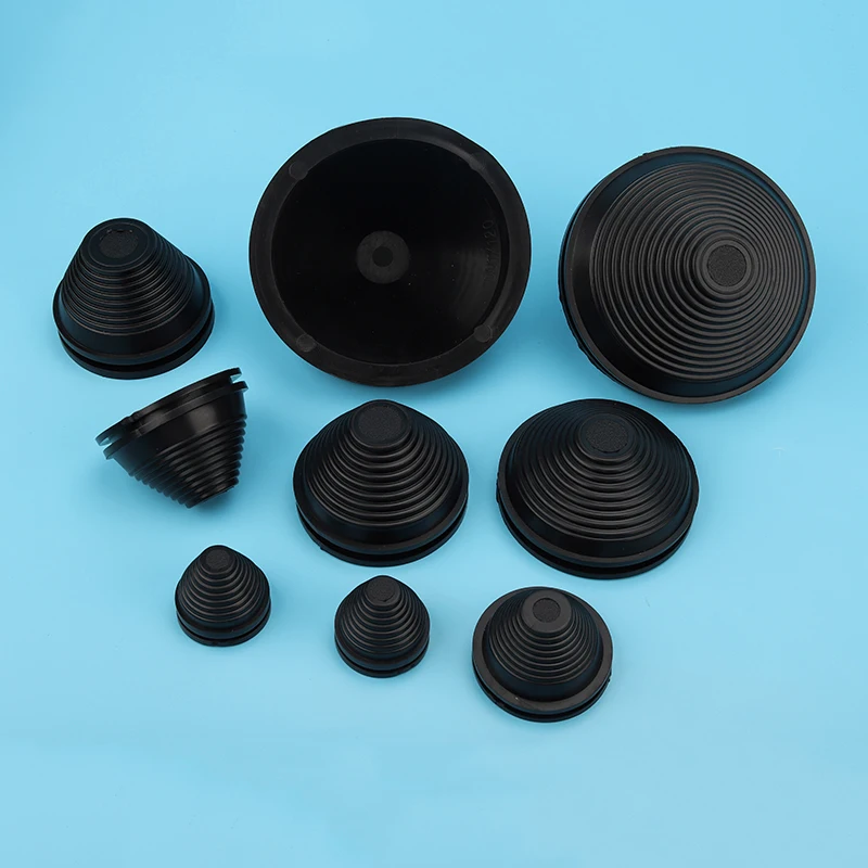 Rubber Tower Type Protection Coil For Protection Power Distribution Box Wire Cable O-ring Protective Ring Sealing Cap Hole Plug