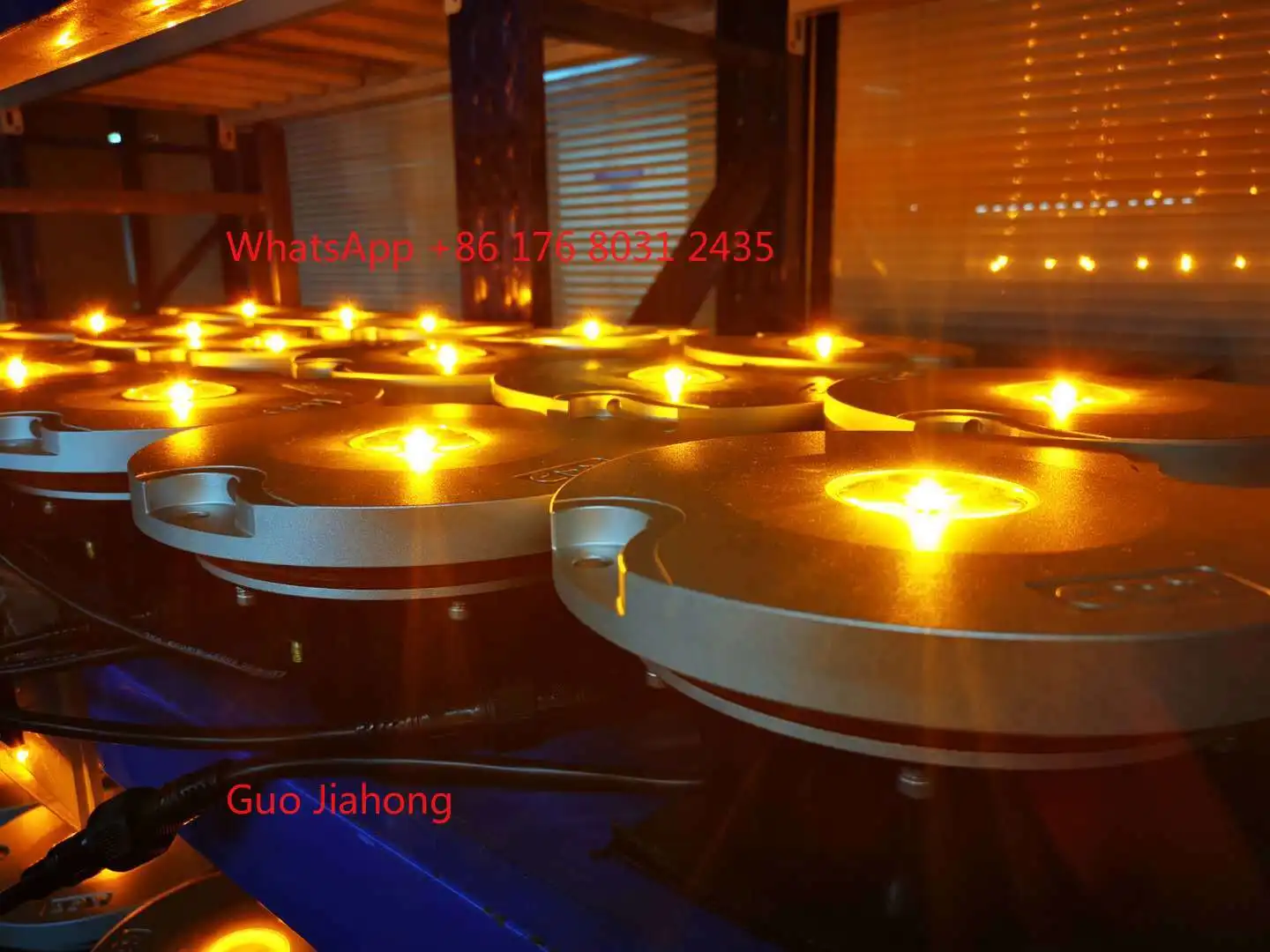 مصباح توجيه متناول بحامل المطار LED IP68 باللون الأصفر، مصباح تاكسي للمطار متعدد الاتجاهات مقاس 8 بوصات #4