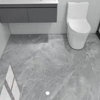 Imitation Marble Floor Tiles Waterproof Peel and Stick Self-Adhesive Wallpaper Wear-Resistant Non-Slip Decorative Floor Stickers 3
