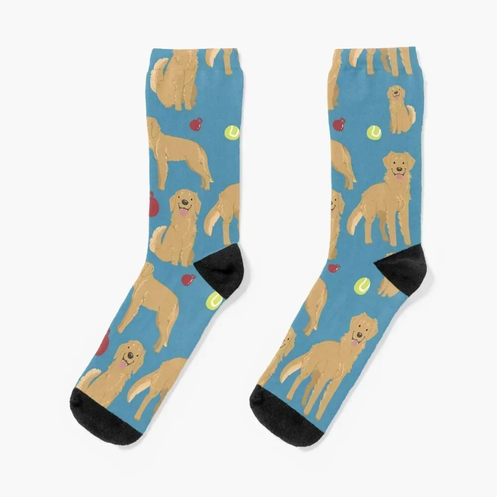 

Golden Retriever breed pattern Socks Sports soccer anti-slip luxe Socks For Men Women's