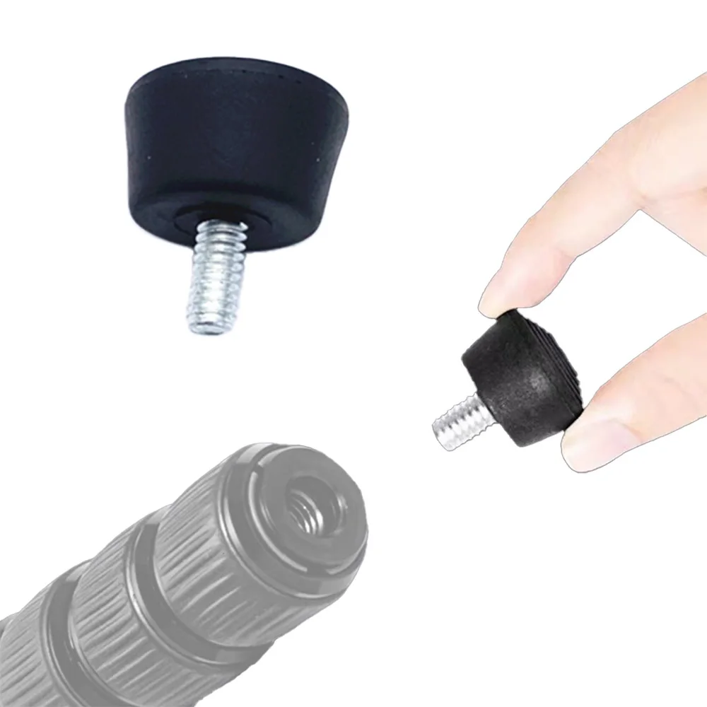 Tripod Center Column Weight Ballast Hook / Non-slip Plastic Feet Pads with M8 1/4 3/8 Screw Adapter Replacements Parts Accessory