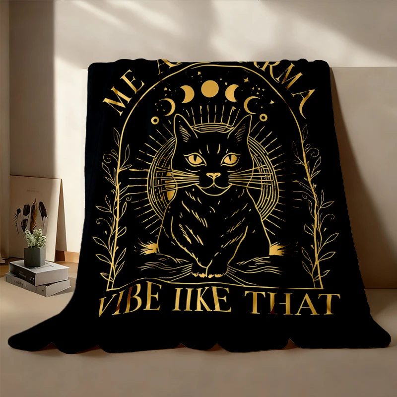 Me and Karma Vibe Like That Comfy Blanket, Karma Is A Cat Flannel Blanket, Midnights Album Flannel Throw, Concert Cozy