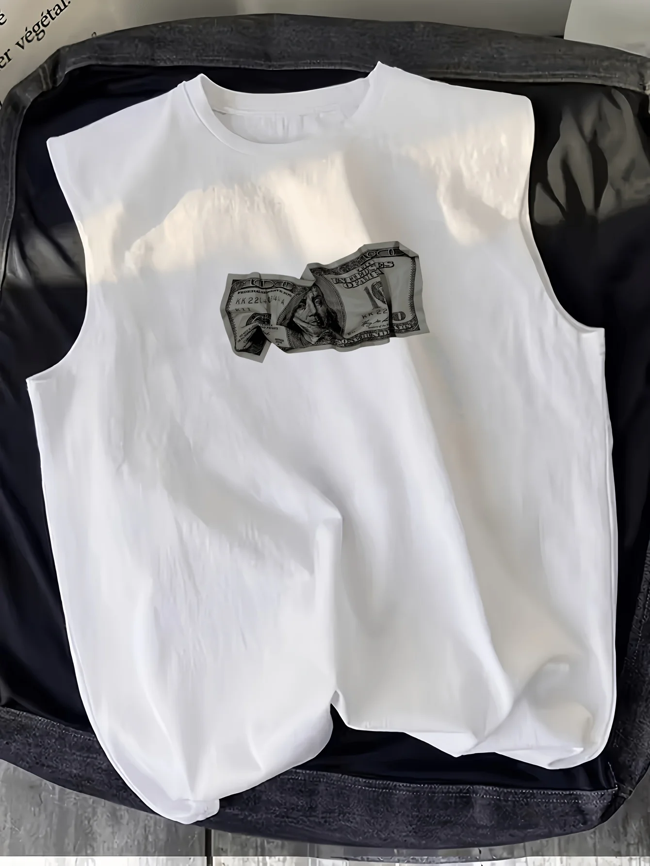 Pure Cotton Street Timeless Tank Top Men Basic Japanese Commute Wear