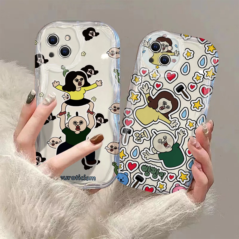 Bang Bang Tang Tang Protect 3D Wave Case For Samsung A73 A72 A71 A55 A54 A53 A35 A34 A33 A25 A24 A23 A15 A14 A13 A05 4G 5G Cover #2