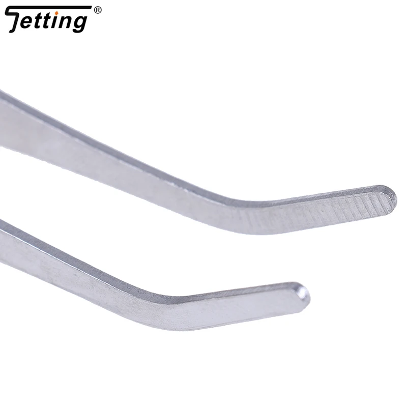 Stainless Steel Aquarium Cleaning Tools Elbow Tweezers Anti-static Hand Tool Clear Clip Tool 12.5/14cm/16cm/18cm/20cm/25cm/30cm