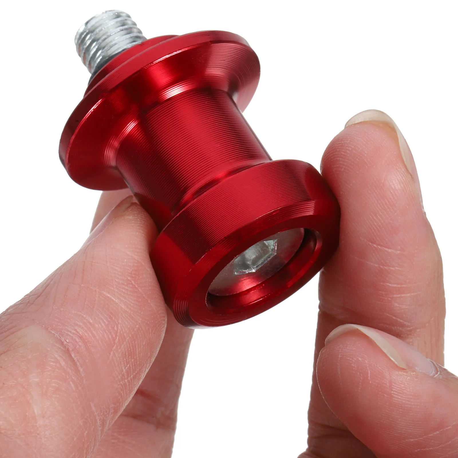 

2pcs Motorcycle Swing Arm Stand Screw Aluminum Alloy Rear Frame Assembly Spool Slider Fastener For Motorcycle Repair Accessories