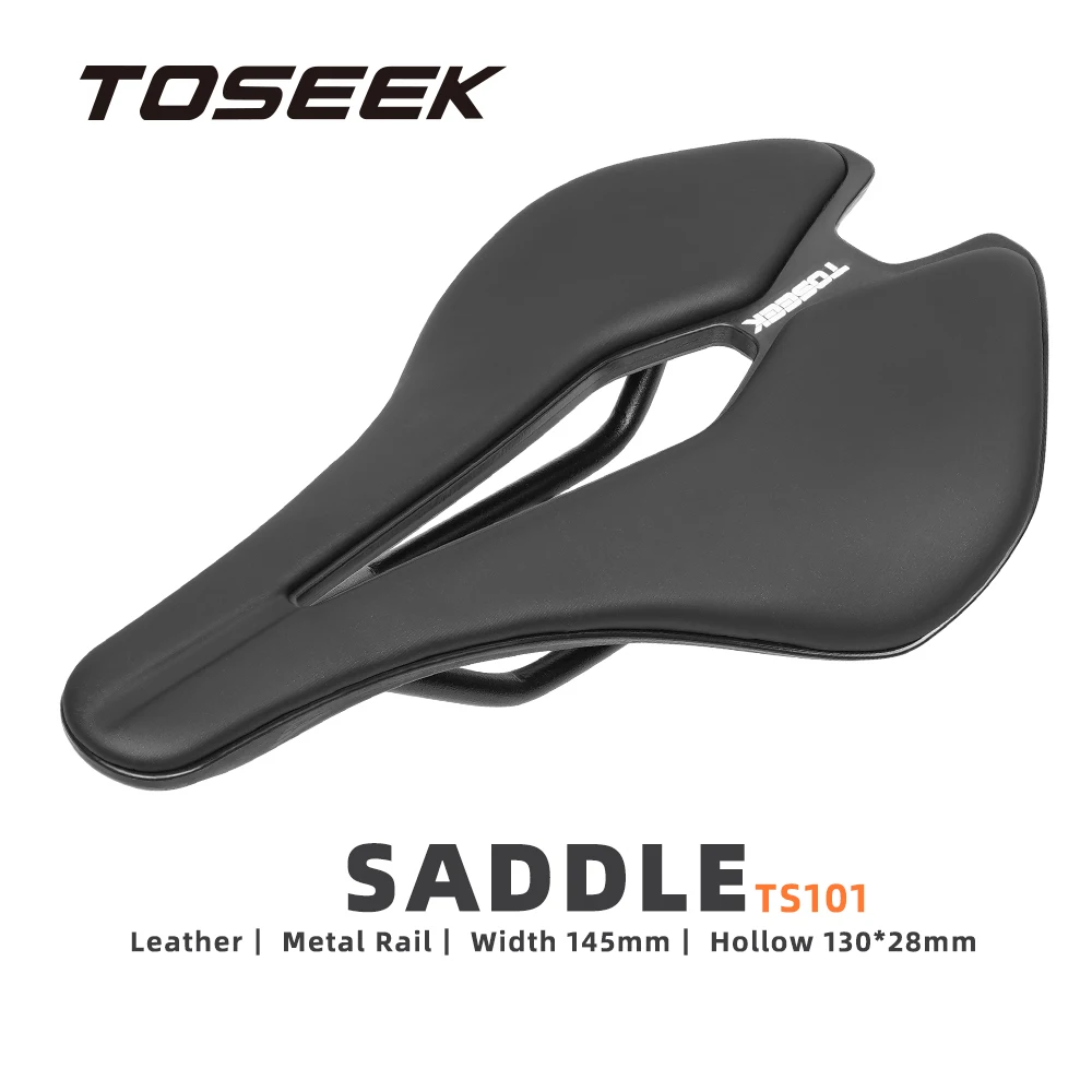 TOSEEK Racing Bicycle Saddle Training Grade Man Road Tt Time Trial Triathlon Bike lightweight Cushion Seat Mtb  7*7 Rail