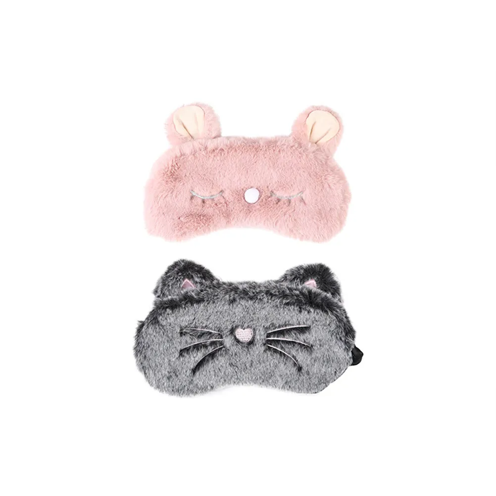 Light Blocking Sleep Mask with Adjustable Band Comfortable Silk Feel for Home Travel Hotel Use Cute Unicorn Print for