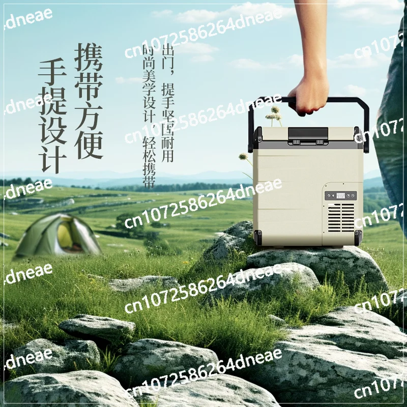 ثلاجة سيارة جديدة 24 فولت سيارة صغيرة منزلية شاحنة مزدوجة الأغراض 12 فولت ضاغط تجميد ثلاجة التخييم في الهواء الطلق #1