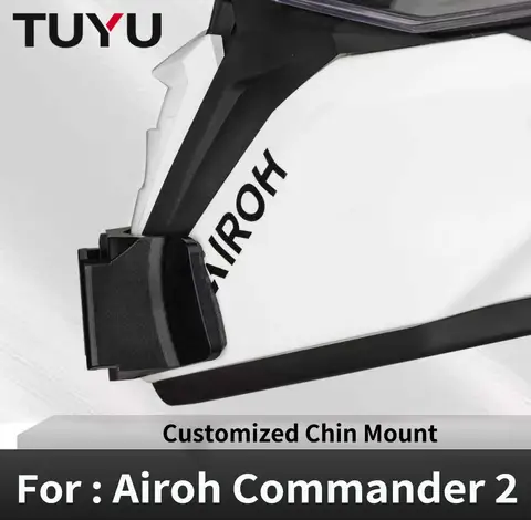 For Airoh Commander 2 Customized Helmet Chin Mount for GoPro13 12 DJI Action 6 5pro 4 3 Insta360 X5 X4 X3 AcePro2 Action Camera
