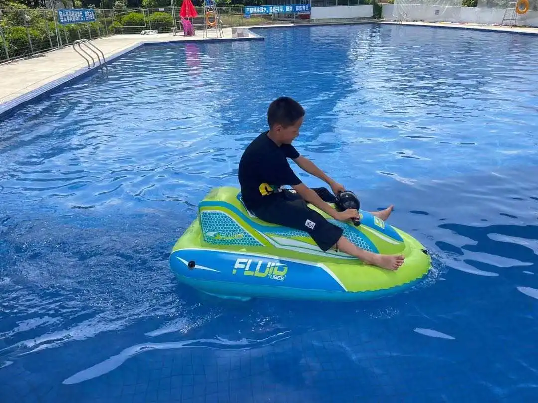 pvc motorboat pool float inflatable jet kid inflatable motorboat kids inflatable power ride motorboats