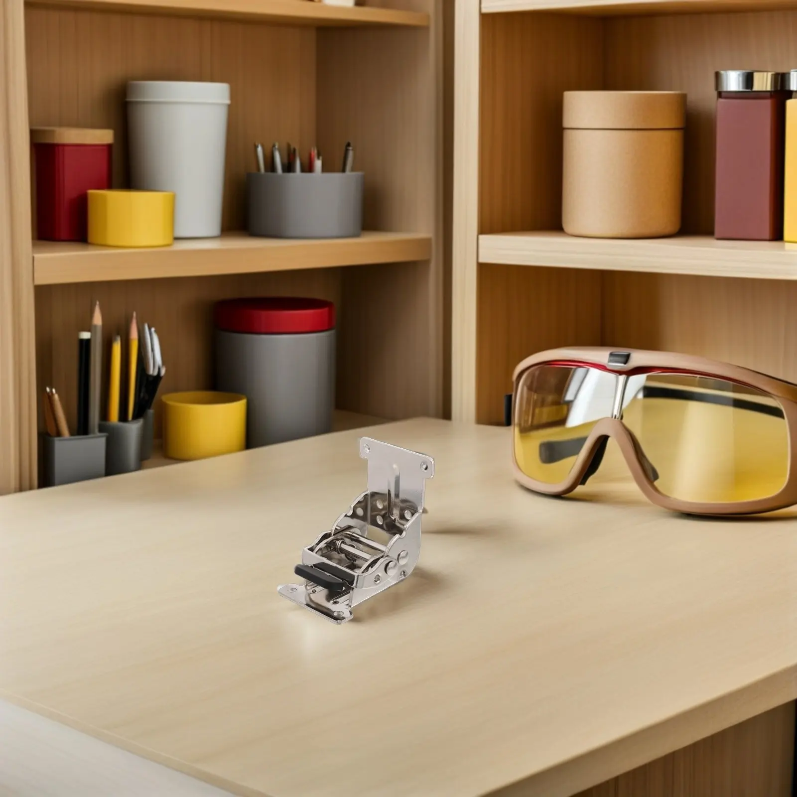 

Комплект из 3 мебельных петель-кронштейнов - Самоблокирующиеся складные опоры для ножек стола - Усиленная поддержка для экономии пространства при использовании в качестве стола, кровати, шкафа