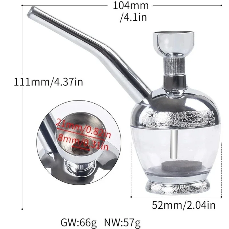 1pc Home Filter Mini Hookah Filter Shisha Water Smoking Pipe Tar Tobacco Cigarette Cigar Risn Material Tube Holder