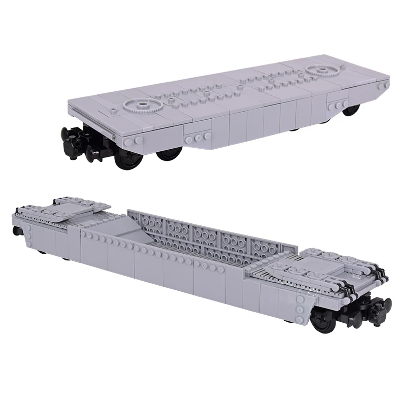 

MOC City Creative Idea Pandur Ⅱ wheeled armoured vehicle Train Rail Building Block Bricks DIY High-tech Toys for children gifts