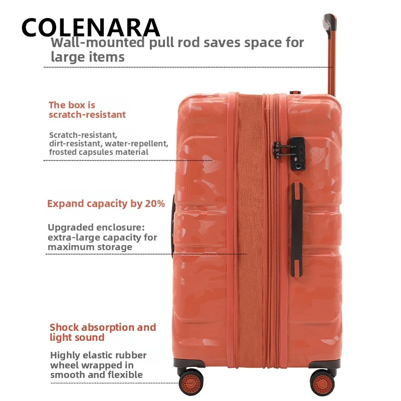 COLENARA New Suitcase 20 Inches PC Boarding Box 26