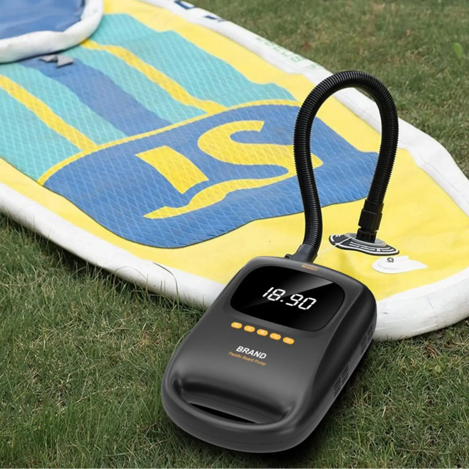 

Paddle Board Pump Convenient Inflator Two Stage Inflation Electric Air Pump