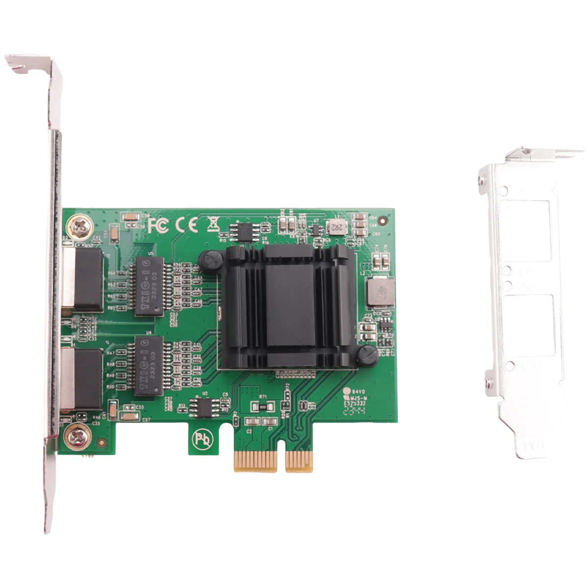 2-портовая гигабитная сетевая карта PCIe, 1000 м, двухпортовый адаптер PCI Express Ethernet с сетевой картой 82571EB LAN для Windows HOT