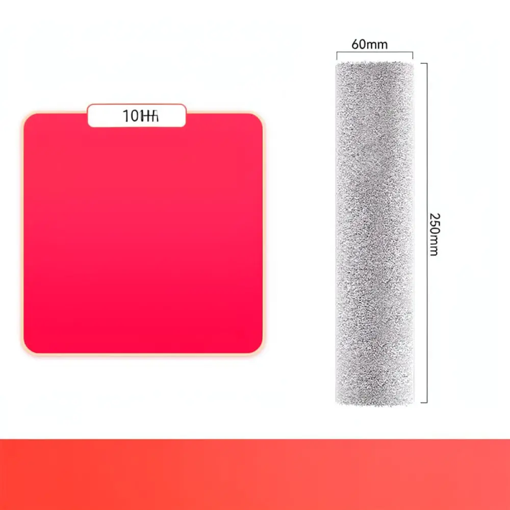 For Tineco Floor One S3 S5 Pro S6 S7 Vacuum Cleaner Maintenance Parts Soft Roller Brush And Hepa Filter Replacement Set