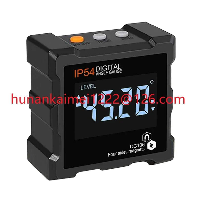 

Digital Level Box Angle Finder with 4 Sides Magnetic Base Inclinometer & Large LCD Display IP54 Waterproof Level