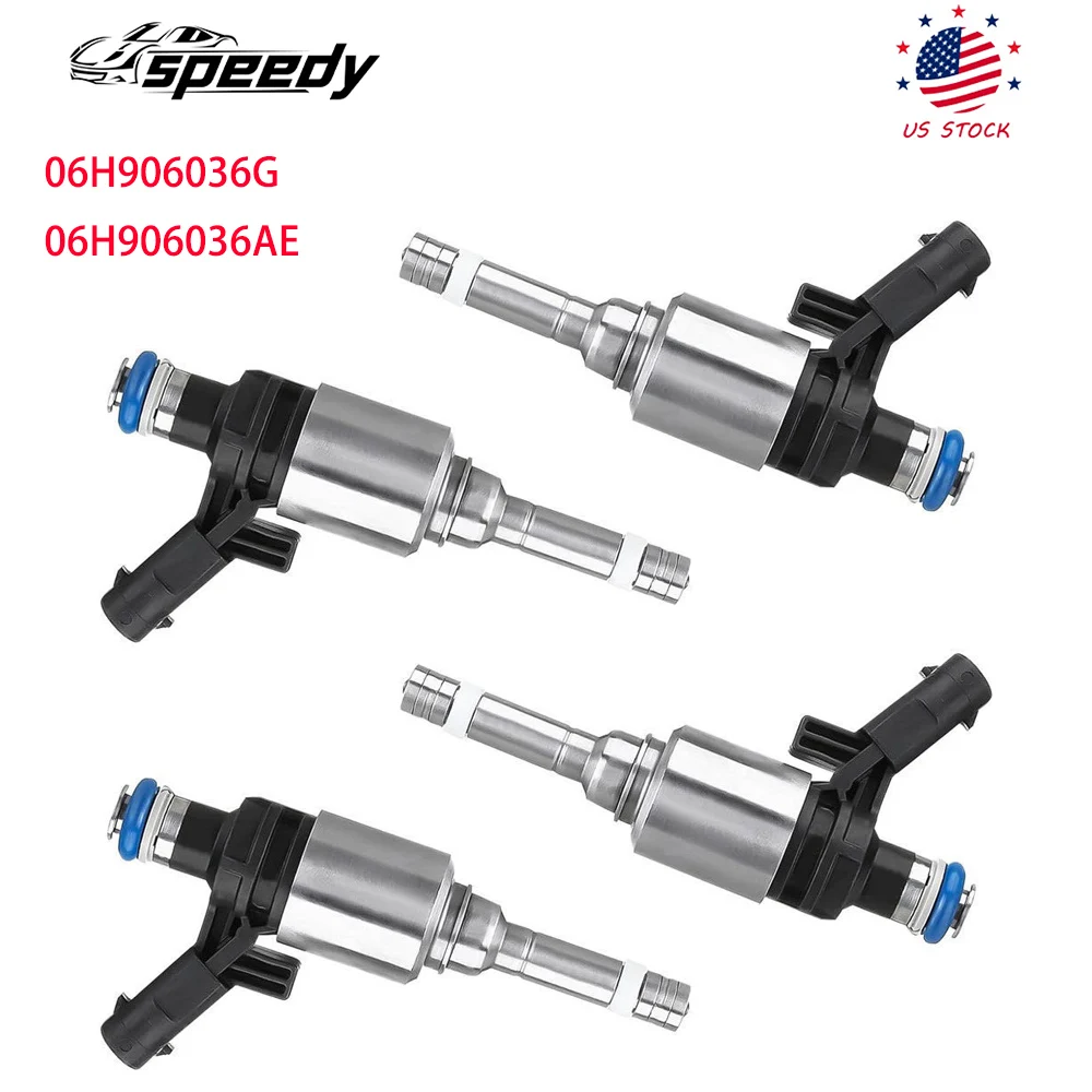 

4PC 06H906036G Топливные форсунки Bosch для VW GTI Tiguan AUDI A3 A4 A5 Q5 TT 2.0TSI 06H906036AE