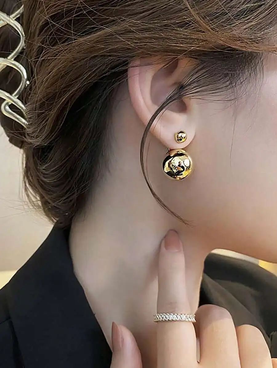 Ball Drop Earrings Simple Elegant Fashion Jewelry For Women