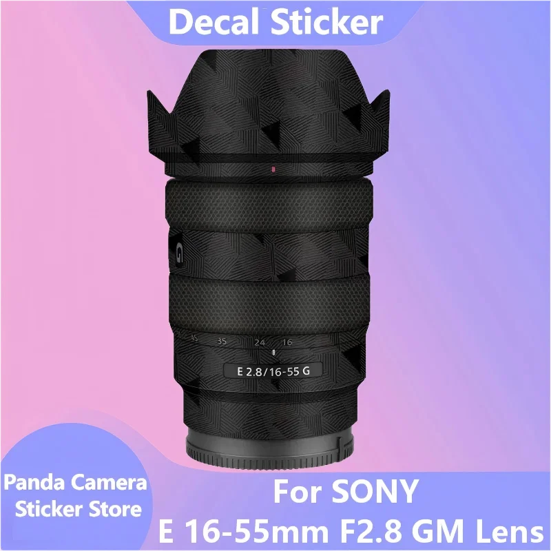 

Защитная пленка-наклейка для объектива SONY E 16-55mm F2.8 GM, антицарапийное покрытие, защитная пленка для корпуса, наклейка-скин SEL1655G F2.8/16-55