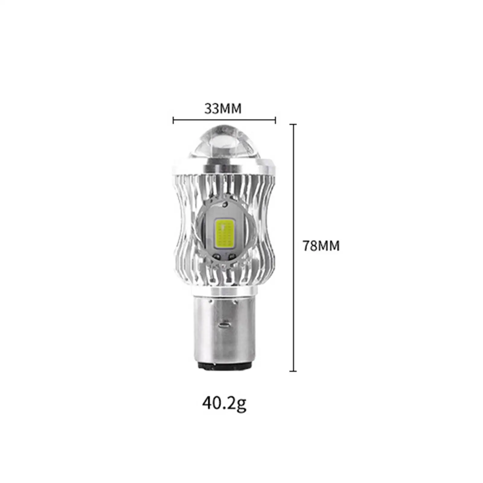 LED دراجة نارية المصابيح الأمامية ضعف الجانب IP68 مقاوم للماء 1000LM 6000K 3000K 12 واط LED لمبة سكوتر ATV cessories