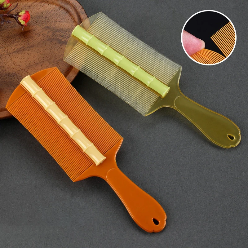 

Двусторонняя расческа от вшей с мелкими зубьями, массажная расческа для кожи головы, профессиональная расческа для удаления блох, ультраплотная расческа с зубьями для детей и домашних животных