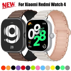 Magnetic Bracelet For Redmi Watch 4 Strap Silicone Bands For Xiaomi Mi Band 8 9 pro Watchband Replaceable Accessories Correa