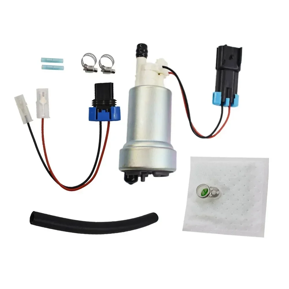 

450LPH High Performance E85 Fuel Pump Flex Hose Kit Aluminum F90000267
